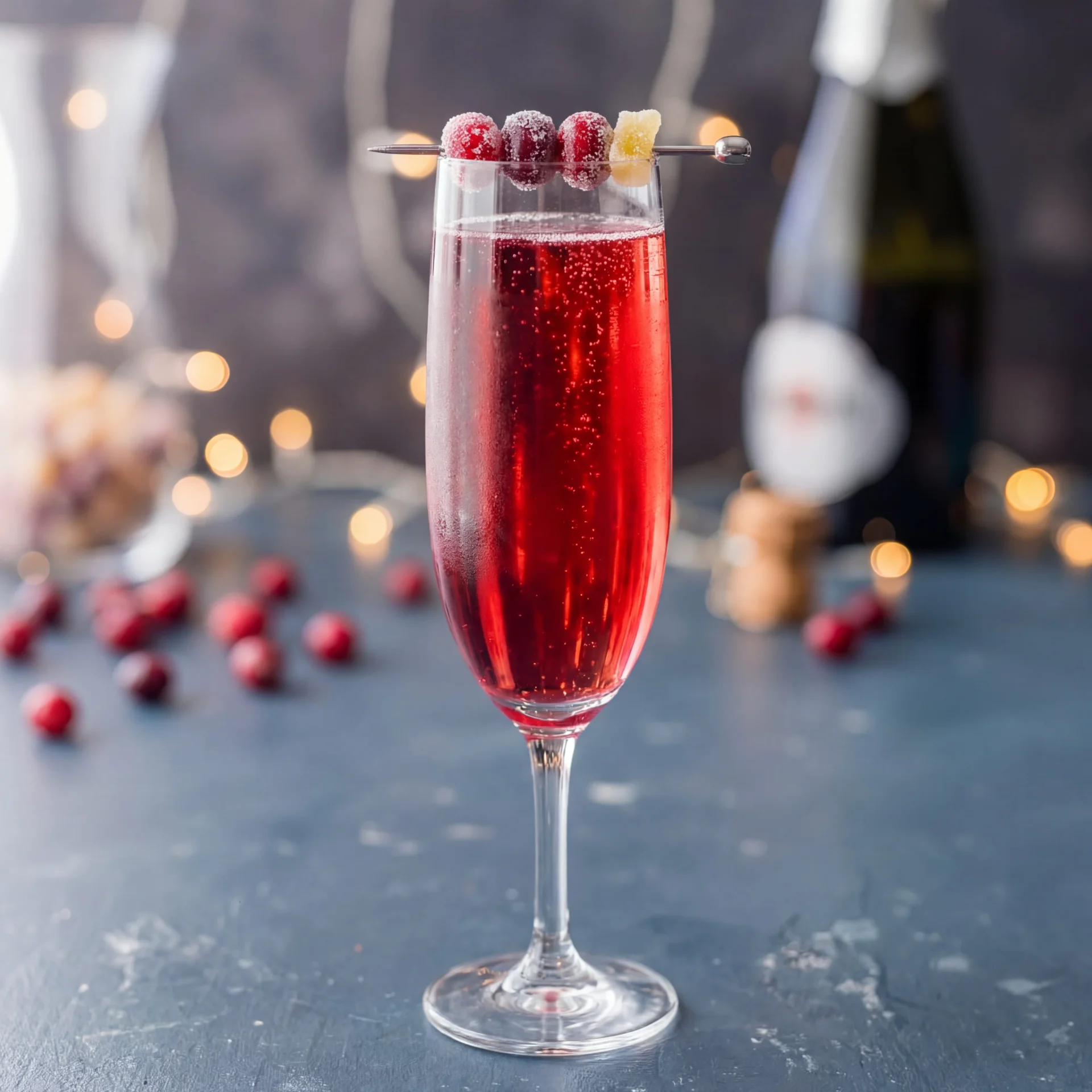 Cranberry Ginger Mimosa